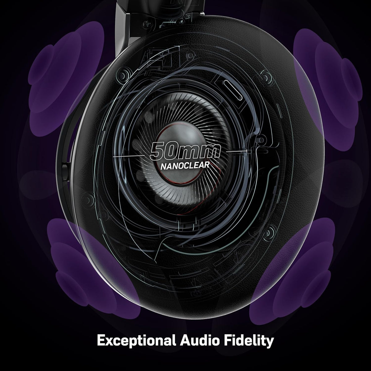 Turtle Beach Stealth Pro Multiplatform Wireless Noise-Cancelling Gaming Headset for Xbox Series X|S, Xbox One, PS5, PS4, PC, Mac, Switch, & Mobile – 50mm Speakers, Bluetooth, Dual Batteries – Black - PuriLite