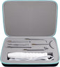 GWCASE for NuDerma High Frequency Wand Case, 6 Wands, Customizable EVA, L Hard EVA Shell, Shock+Splash Proof; 2-layer Cuttable Foam; 360° Zipper +Handle; Skincare Travel, Home Storage,Case Only