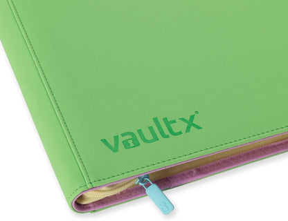 Vault X 12 Pocket Trading Card Zip Binder, 480 Cards, Compatible with Pokemon Scarlet & Violet Set, Exo-Tec Album Material, 20 Side-Loading Pages, Folder for Collectible TCG (SV1) - PuriLite