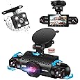 4 Channel Dash Cam 360° View 5G WiFi & APP Control, GEMEK 2K Front and Rear Inside, Left Right Dash Camera for Cars Free 64GB TF Card, G-Sensor, Night Vision, 24H Parking Mode - PuriLite