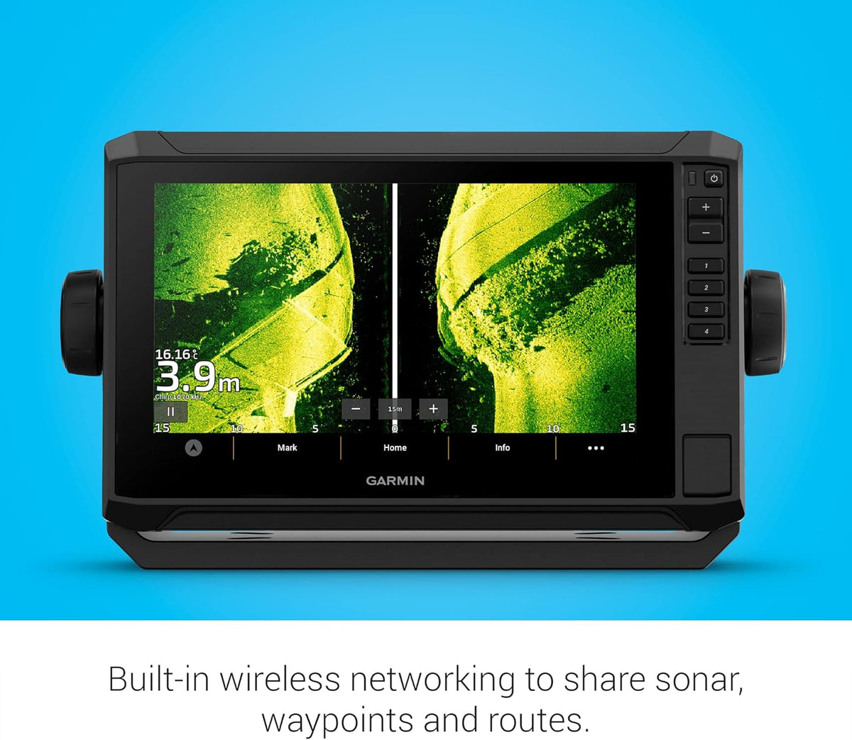 Garmin ECHOMAP UHD2 95sv with GT56 Transducer, 9" Touchscreen Chartplotter, Garmin Navionics+ Canada Inland and Coastal - PuriLite