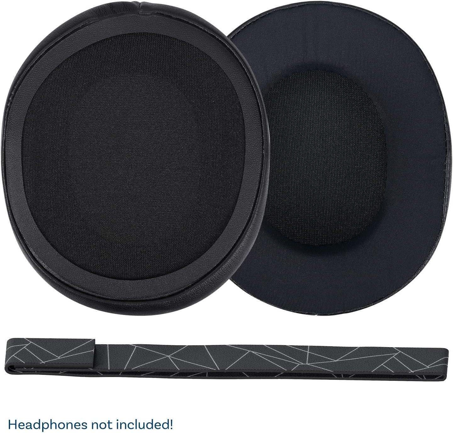 Ear Pads & Headband Replacement for SteelSeries Arctis 7/9 / Pro & Prime Wireless Gaming Headset etc. by MMOBIEL - Cooling Gel Ear Pad Cushions & Elastic Fabric Headband Top Pad Cushion - PuriLite