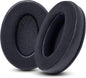 WC PadZ Velour - The Ultimate Upgraded Earpads by Wicked Cushions - Compatible with Audio Technica, HyperX, SteelSeries Arctis & More - Extra Thick - Bigger Opening - Softer Memory Foam | (Black) - PuriLite