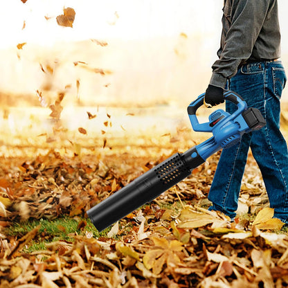 Enhulk 20V 4.0Ah Cordless Leaf Blower,460CFM &190MPH,2-in-1 Battery Powered Leaf Blower,6 Variable Speed,for Blowing Leaves,Debris,Snow and Dust,4.0Ah Battery&Charger Included - PuriLite