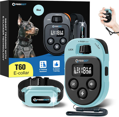 ABBIDOT Shock Collar - 4500ft Dog Training Collar, 178 Levels Dog Shock Collar, E-clicker, Waterproof Remote & Collar, Night Light E Collar for Small Medium Large Dogs (Black, 1 Collar) - PuriLite