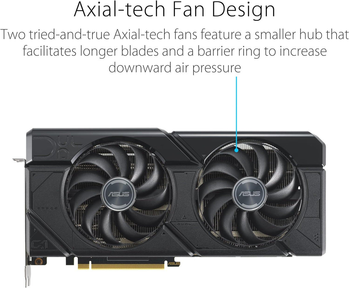 ASUS Prime Radeon™ RX 9060 XT 16GB GDDR6 OC Edition Graphics Card (PCIe 5.0, HDMI/DP 2.1, 2.5-Slot Design, axial-tech Fans, Dual Ball Fan Bearings, Dual BIOS, ASUS GPU Guard) - PuriLite