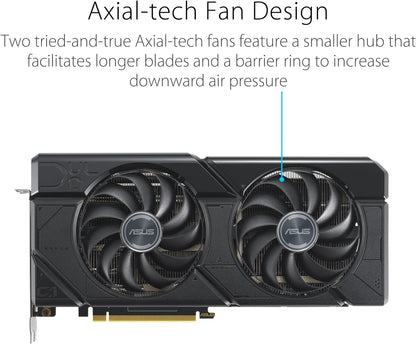 ASUS Prime Radeon™ RX 9060 XT 16GB GDDR6 OC Edition Graphics Card (PCIe 5.0, HDMI/DP 2.1, 2.5-Slot Design, axial-tech Fans, Dual Ball Fan Bearings, Dual BIOS, ASUS GPU Guard) - PuriLite