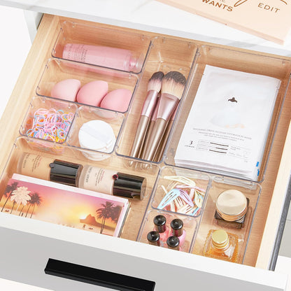 Purilite Select Clear Drawer Organizer Set - PuriLite