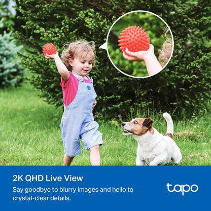 TP-Link Tapo Solar-Powered Security Camera Kit, 2K Wireless Battery Camera w/Solar Panel Base, Smart Person Detection, SD/Cloud Storage, Spotlight Color Night Vision, No Hub Needed (Tapo C410 KIT) - PuriLite