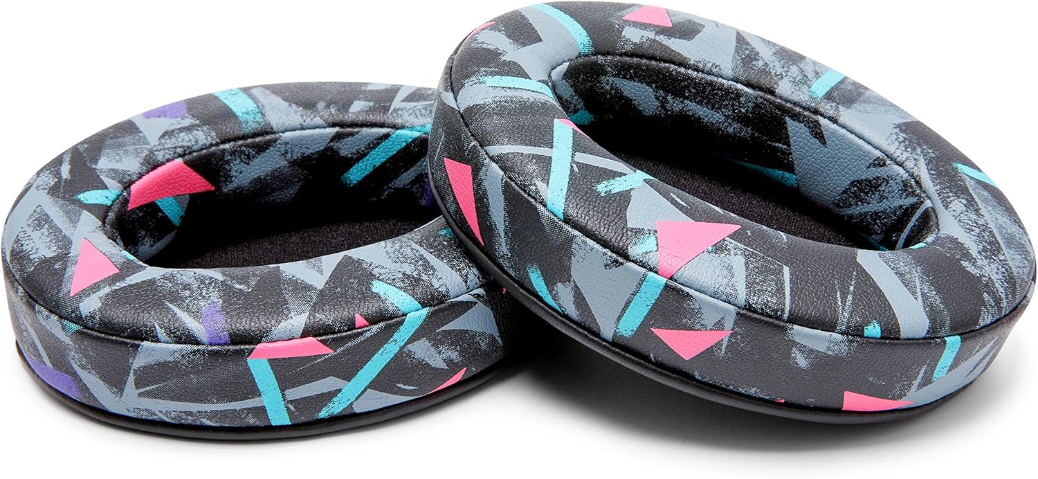 WC PadZ - The Ultimate Upgraded Earpads by Wicked Cushions - Compatible with Audio Technica, HyperX, SteelSeries Arctis & More - Extra Thick - Bigger Opening - Softer Memory Foam | (Speed Racer) - PuriLite