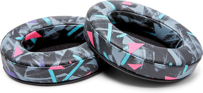 WC PadZ - The Ultimate Upgraded Earpads by Wicked Cushions - Compatible with Audio Technica, HyperX, SteelSeries Arctis & More - Extra Thick - Bigger Opening - Softer Memory Foam | (Speed Racer) - PuriLite