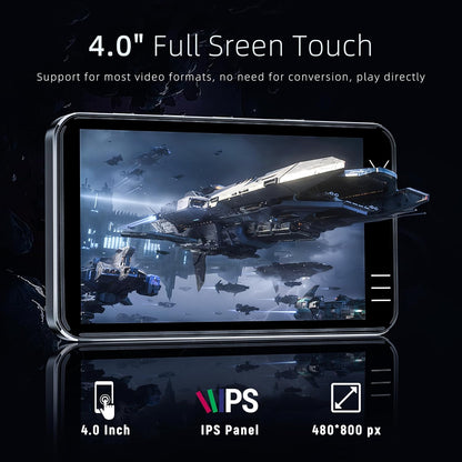 MP3 Player with Bluetooth and WiFi, Music Player with Camera Spotify Pandora,Amazon Music, 4" Touch Screen Android MP4 MP3 Player with Speaker 144GB MP4 & MP3 Player for Travel Sport - PuriLite