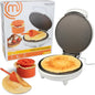 MasterChef Waffle Cone and Bowl Maker- Includes Shaper Roller and Bowl Press- Homemade Ice Cream Cone Baking Iron Machine, Fun Kitchen Appliance for Summer Parties & Gift Giving - PuriLite