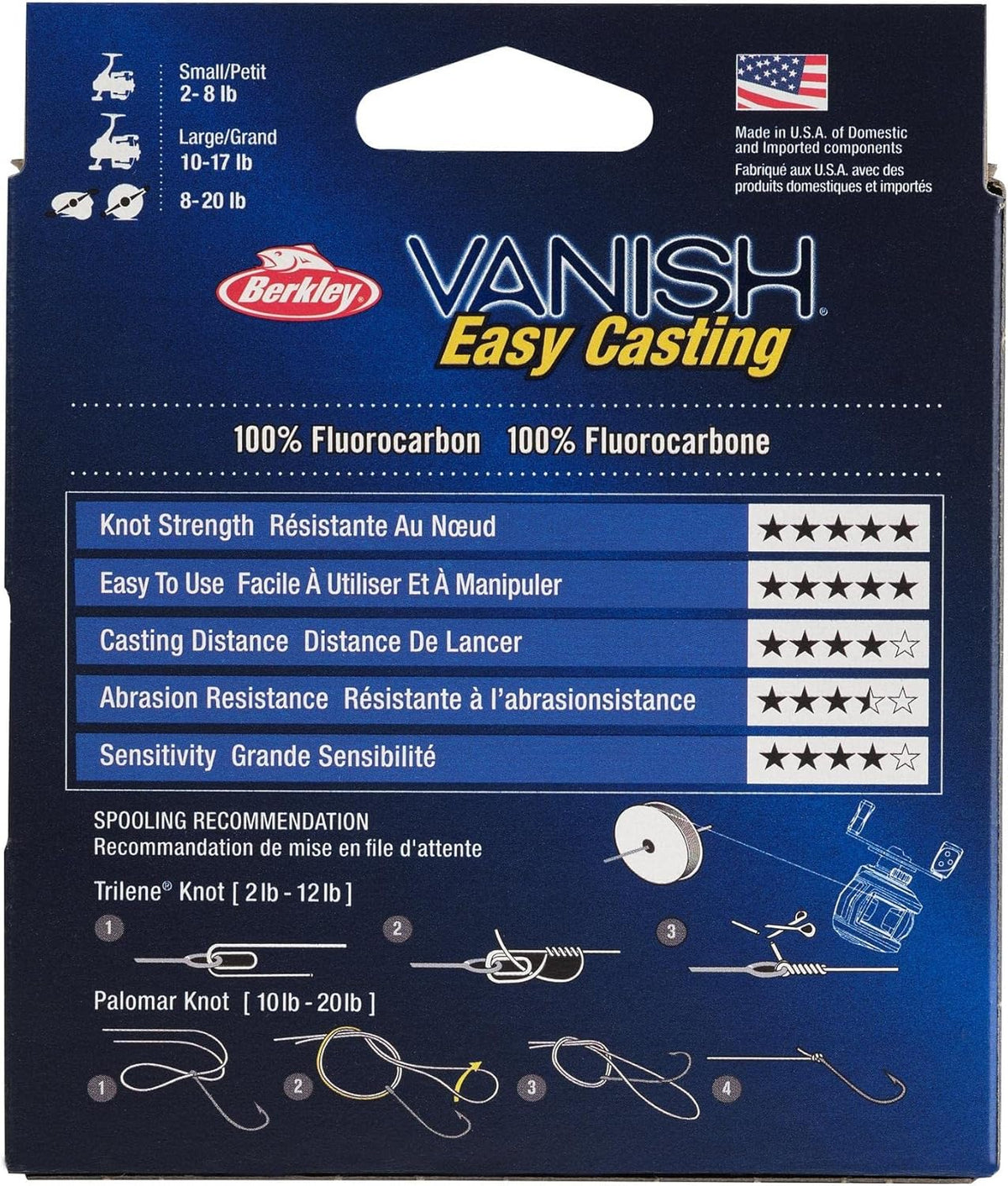 Berkley Vanish, 20lb | 9kg, 250yd | 228m Fluorocarbon - 20lb | 9kg - 250yd | 228m - PuriLite