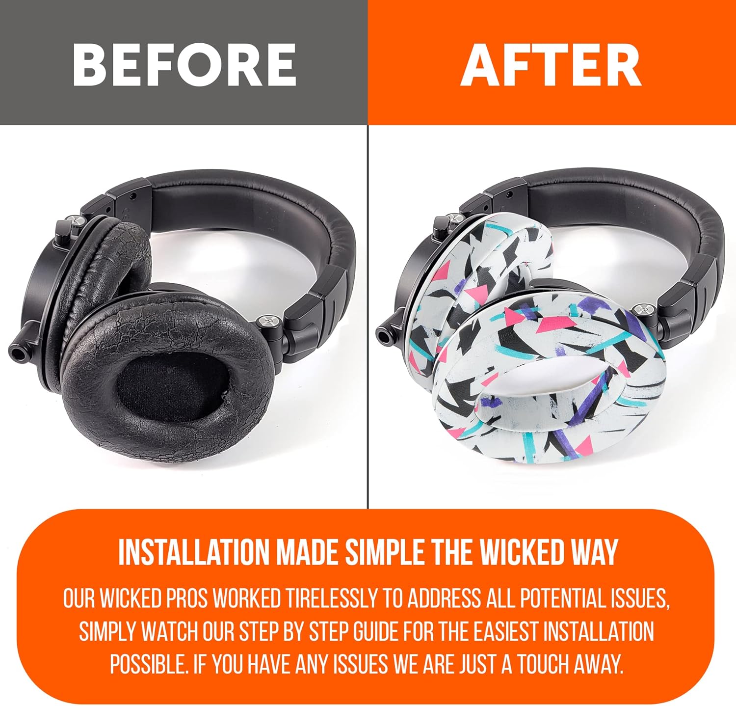 WC PadZ - The Ultimate Upgraded Earpads by Wicked Cushions - Compatible with Audio Technica, HyperX, SteelSeries Arctis & More - Extra Thick - Bigger Opening - Softer Memory Foam | (Speed Racer) - PuriLite