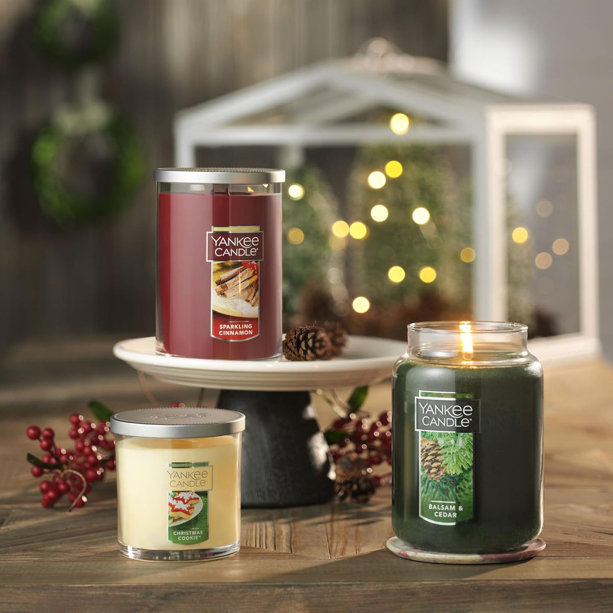 Yankee Candle Scented Candle, Sage & Citrus, Original Large Jar Candle, 110-150 Hours of Burn Time, 22 oz. - PuriLite