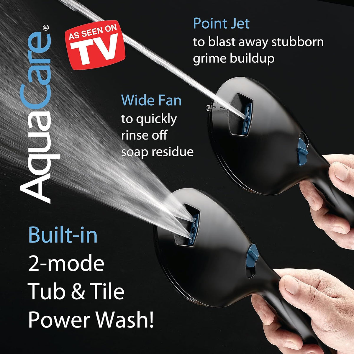 Purilite Select 8-Setting Handheld Shower Head – High Pressure, Self-Cleaning, Total Shower Hygiene System - PuriLite