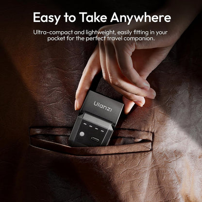 ULANZI Mini Camera Flash SL01 Speedlite Digital Camera Speedlight with Hot Shoe, Compatible with Sony/Canon/Fuji/Nikon/Panasonic/Olympus/Pentax - PuriLite