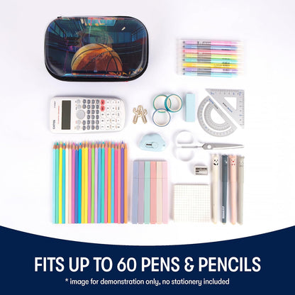 ZIPIT 3D Pencil Box for Kids | Lenticular Pencil Case for School | Large Capacity Pencil Pouch for Girls and Boys - PuriLite