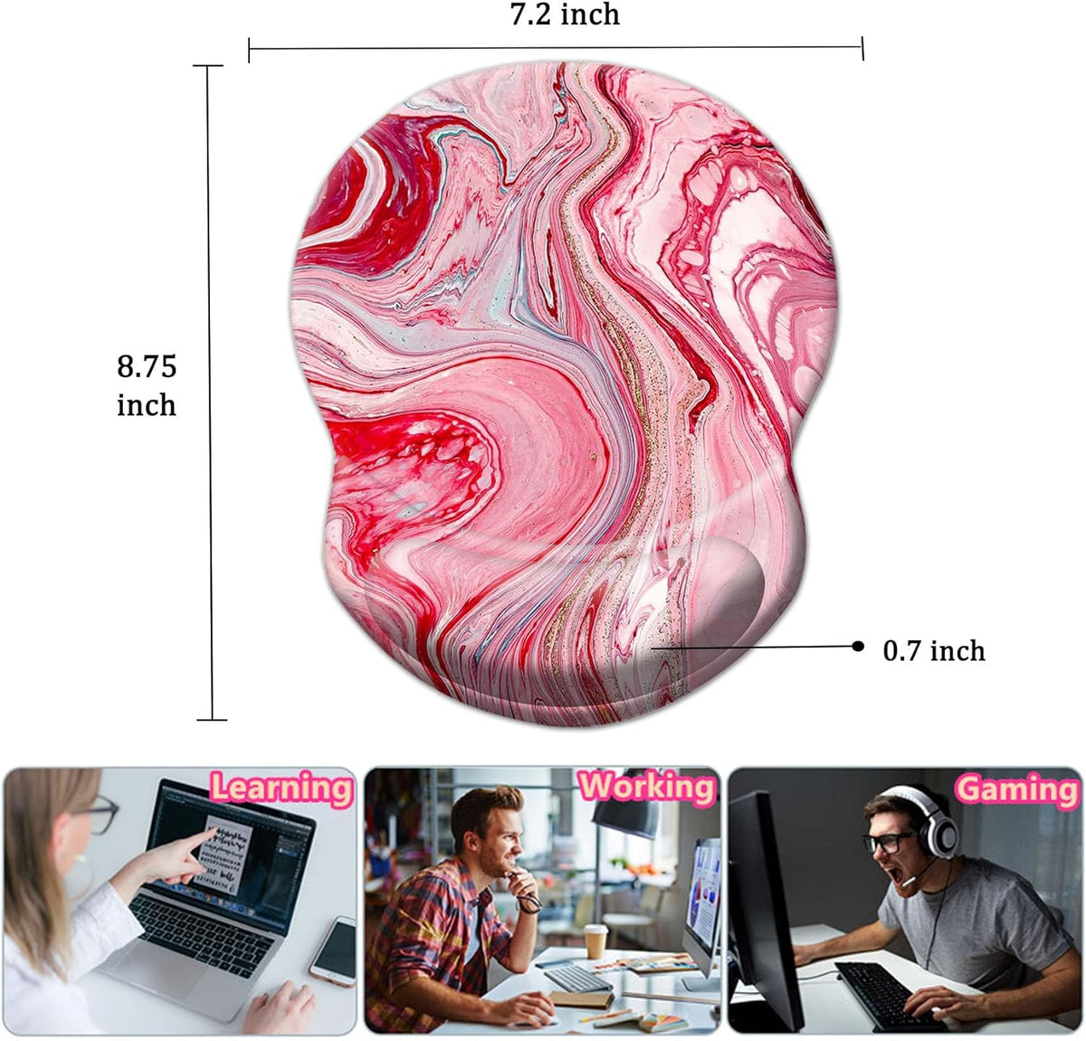 Purilite Select Ergonomic Mouse Pad - PuriLite