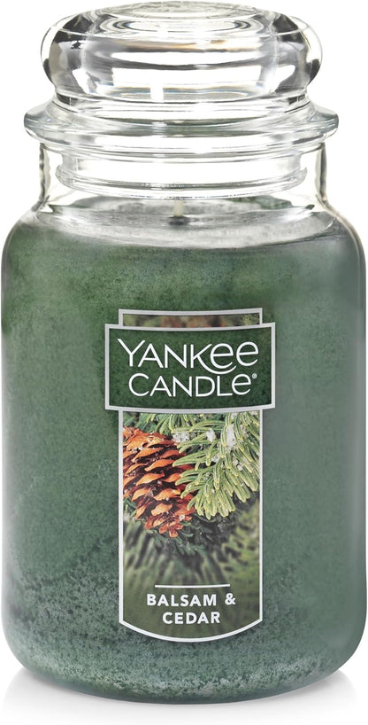 Yankee Candle Scented Candle, Sage & Citrus, Original Large Jar Candle, 110-150 Hours of Burn Time, 22 oz. - PuriLite