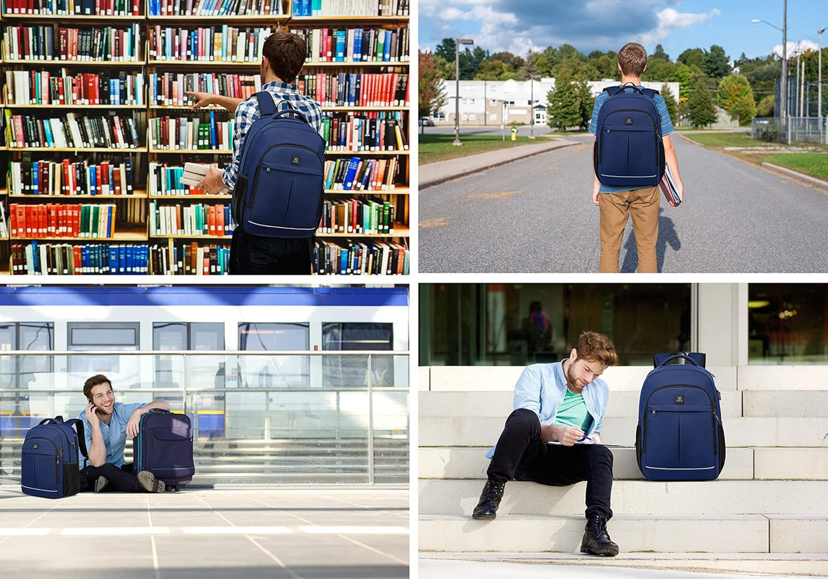 Laptop Backpack Travel Computer Backpack College Bookbag School Backpack - PuriLite