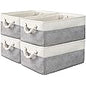 DII Foldable Fabric Storage Containers for Nurseries, Offices, Closets, Home Decor, Cube Organizers & Everyday Storage Needs, (Large - 11 x 11 x 11) Scroll Nautical Blue - Set of 2 - PuriLite