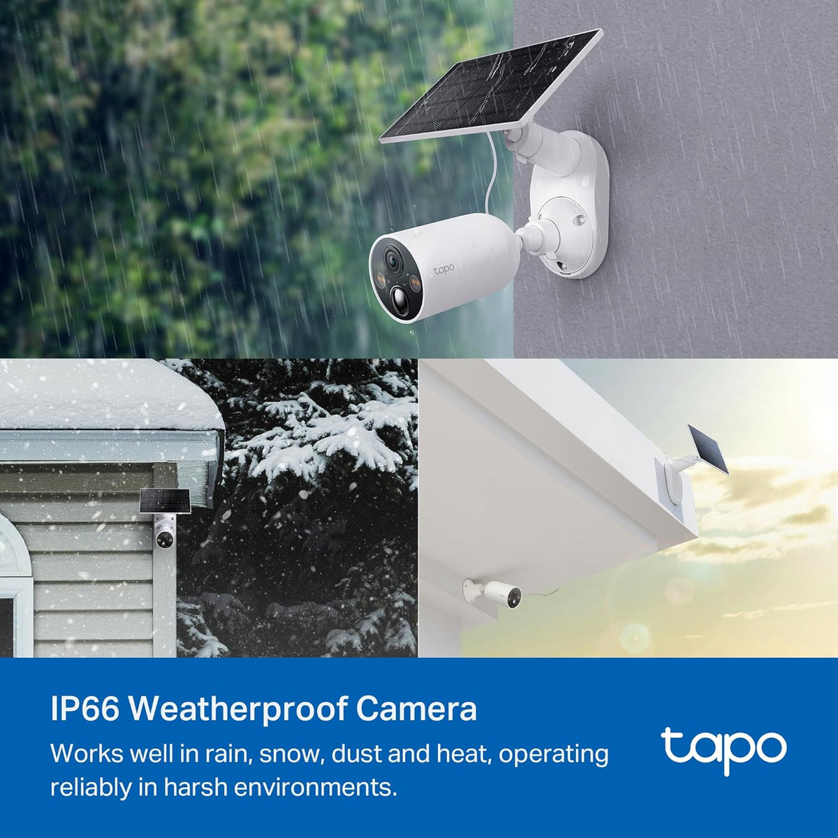 TP-Link Tapo Solar-Powered Security Camera Kit, 2K Wireless Battery Camera w/Solar Panel Base, Smart Person Detection, SD/Cloud Storage, Spotlight Color Night Vision, No Hub Needed (Tapo C410 KIT) - PuriLite