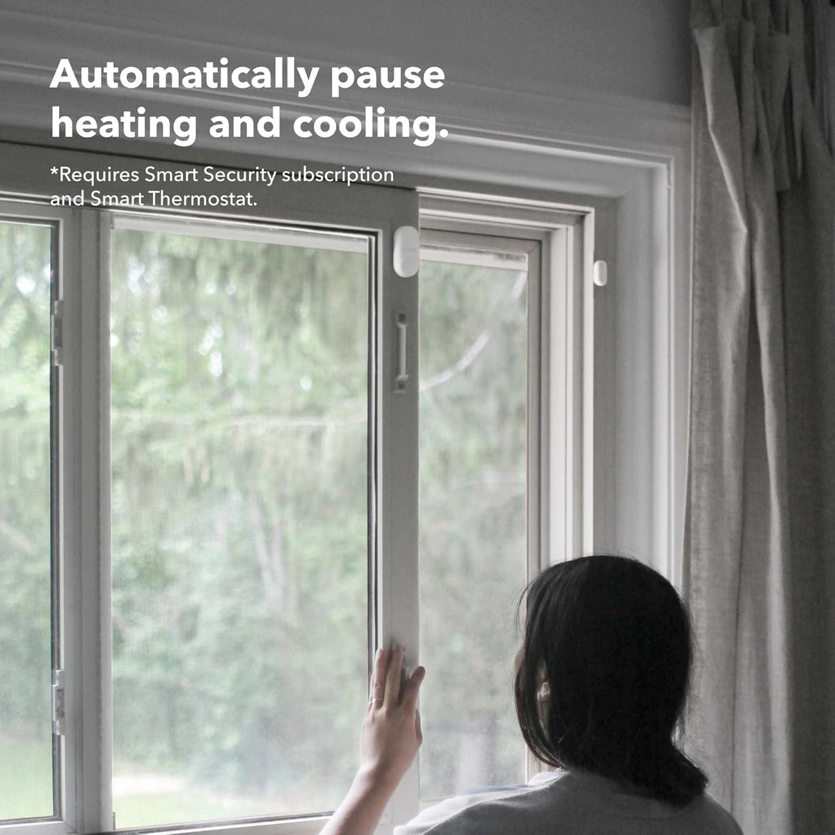 ecobee Smart Sensor for Doors & Windows 2 Pack - Wifi Contact Sensor for Home Security, Energy Savings - Compatible with ecobee Smart Thermostats - Temperature sensor - PuriLite