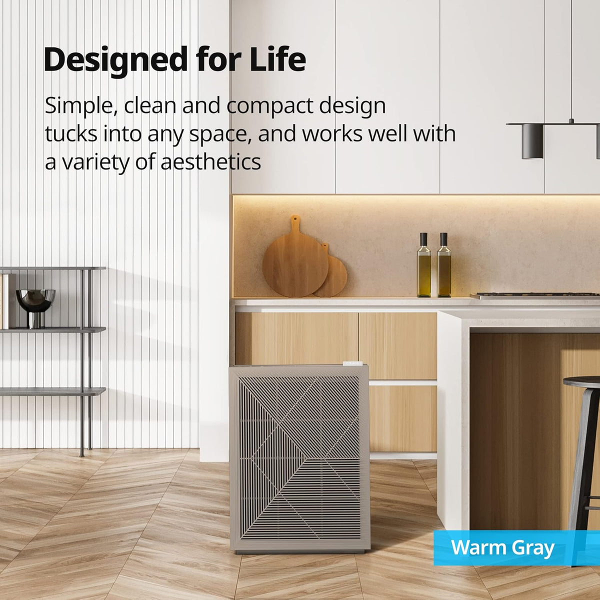 Coway Airmega 150 True HEPA Air Purifier with Air Quality Monitoring, Auto Mode, Filter Indicator, Dove White - PuriLite