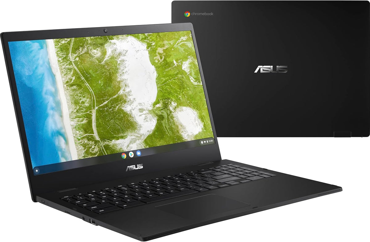 ASUS Chromebook CX1 Laptop, 15.6" Full HD NanoEdge Display, Intel Celeron N4500 Processor, 64GB eMMC Storage, 4GB RAM, Wi-Fi 6 ChromeOS, CX1500CKA-DH03-CB - PuriLite