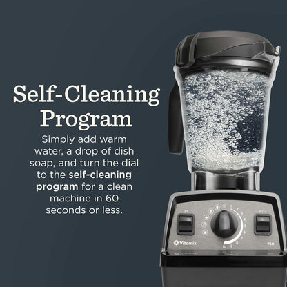 Vitamix Propel Series 750 Professional-Grade Blender, 4 Programs, Black