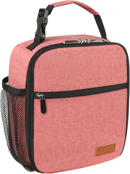 Lunch Box for Men Women Adults Small Lunch Bag for Office Work Picnic - Reusable Portable Lunchbox, Black - PuriLite