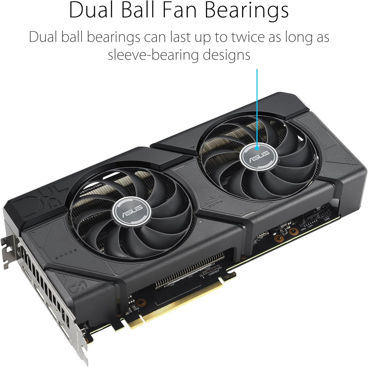ASUS Prime Radeon™ RX 9060 XT 16GB GDDR6 OC Edition Graphics Card (PCIe 5.0, HDMI/DP 2.1, 2.5-Slot Design, axial-tech Fans, Dual Ball Fan Bearings, Dual BIOS, ASUS GPU Guard) - PuriLite