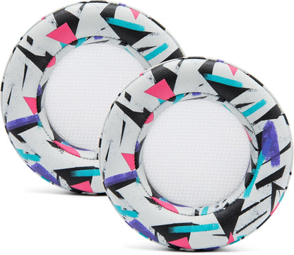WC Upgraded Replacement Earpads for Corsair Virtuoso RGB Wireless Gaming Headset Made by Wicked Cushions | Improved Durability, Thickness, Softer Leather, and Sound Isolation | (90s Black) - PuriLite