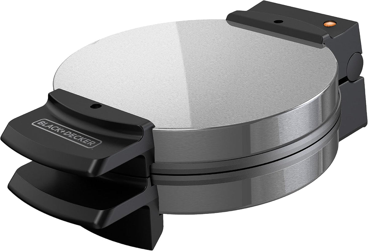 BLACK+DECKER WMB500 Belgian Waffle Maker, Stainless Steel - PuriLite