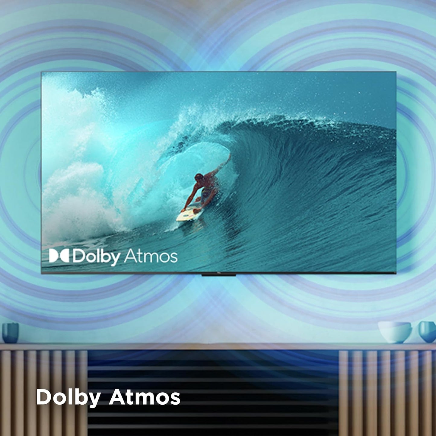 TCL 65-Inch Class S4 4K LED Smart TV with Fire TV (65S450F-CA), Dolby Vision HDR, Dolby Atmos, Alexa Built-in, Apple Airplay Compatibility, Streaming UHD Television, Black - PuriLite