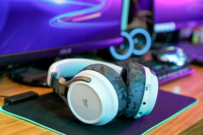 WC Upgraded Replacement Earpads for Corsair Virtuoso RGB Wireless Gaming Headset Made by Wicked Cushions | Improved Durability, Thickness, Softer Leather, and Sound Isolation | (90s Black) - PuriLite