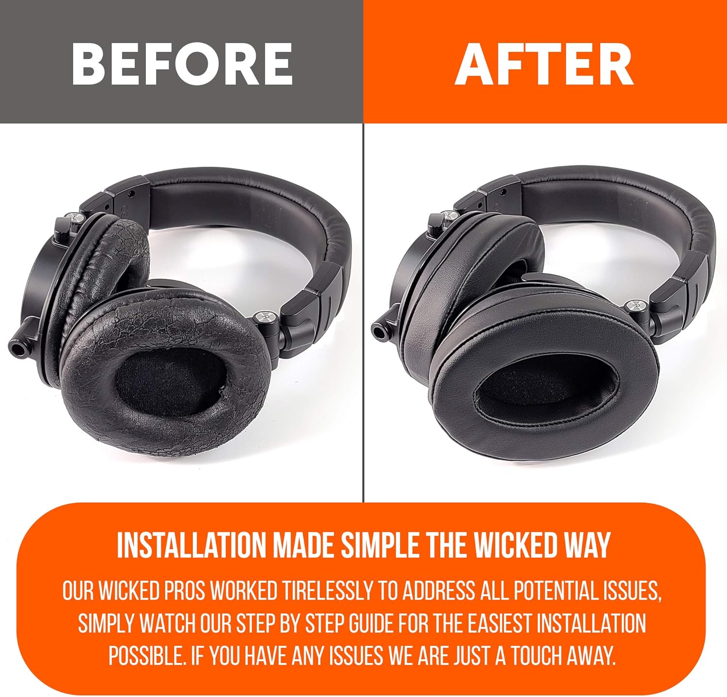 WC PadZ - The Ultimate Upgraded Earpads by Wicked Cushions - Compatible with Audio Technica, HyperX, SteelSeries Arctis & More - Extra Thick - Bigger Opening - Softer Memory Foam | (Speed Racer) - PuriLite