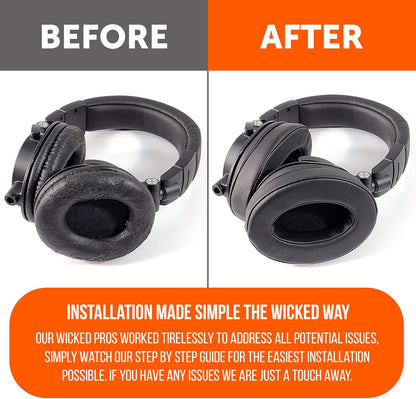 WC PadZ - The Ultimate Upgraded Earpads by Wicked Cushions - Compatible with Audio Technica, HyperX, SteelSeries Arctis & More - Extra Thick - Bigger Opening - Softer Memory Foam | (Speed Racer) - PuriLite