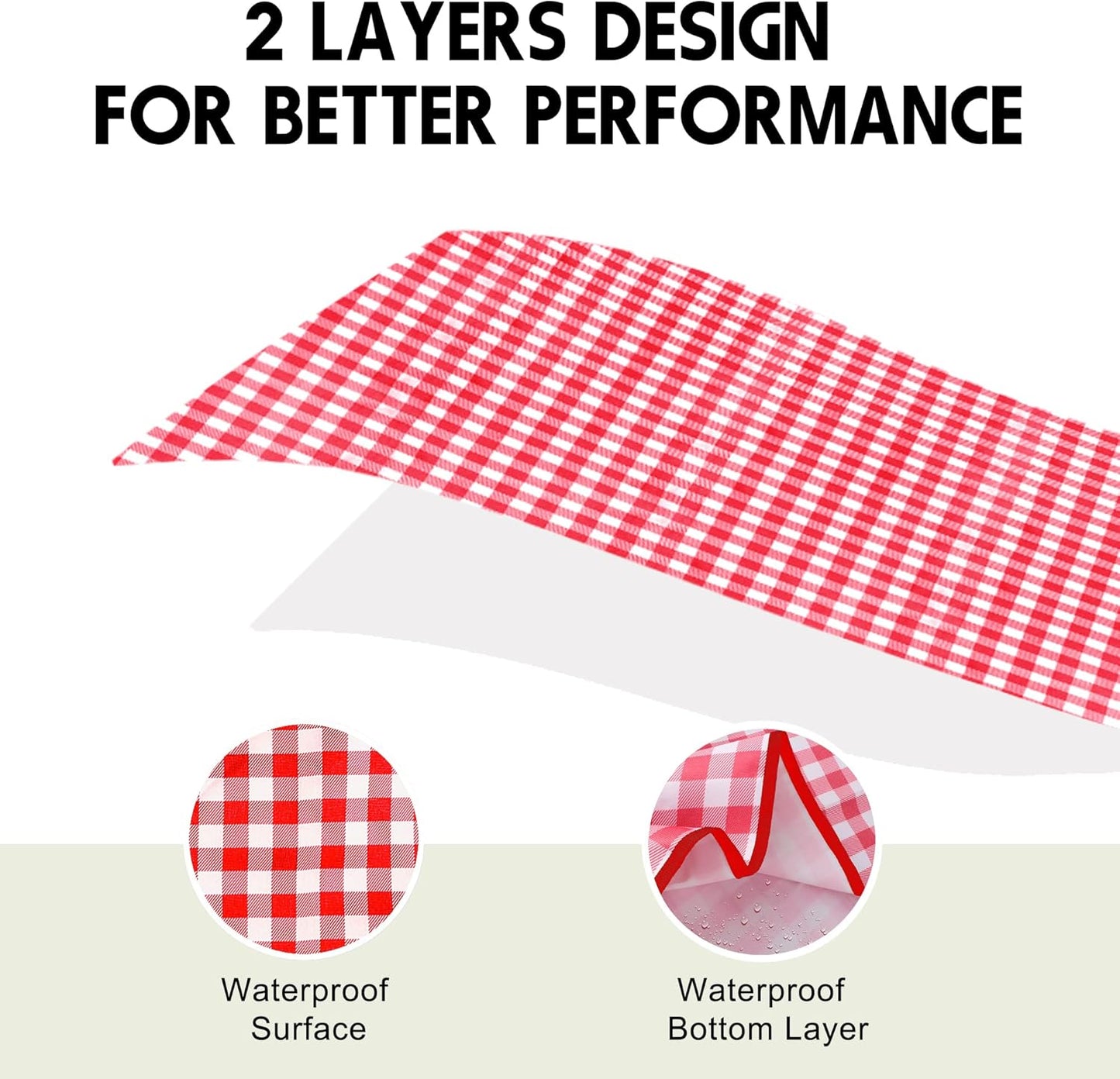 SAMSIER Large Outdoor Picnic Blankets Waterproof Foldable, Beach Blanket Sandproof Portable, Cute Picnic Mat Washable (Navy Blue, 60"×80") - PuriLite