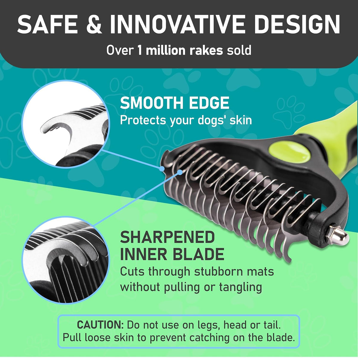 Maxpower Planet Pet Grooming Brush - Double Sided Shedding, Dematting - Undercoat Rake for Dogs - Dog Grooming Brush - Deshedding Brush for Dogs - Dog Brush, Cat Brush, Reduce Shedding by 95%, Black - PuriLite