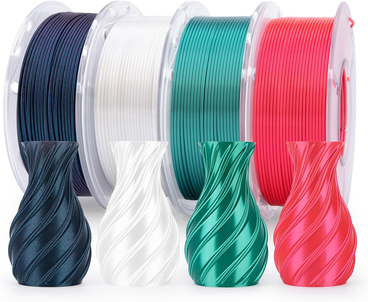 ELEGOO PLA Filament 1.75mm Black 1KG,3D Printer Filament Dimensional Accuracy +/- 0.02mm,1kg Cardboard Spool(2.2lbs) 3D Printing Filament Fits for Most FDM 3D Printers - PuriLite