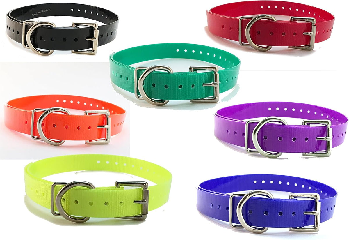 Sparky Pet Co - Purple, Roller Buckle 3/4" Replacement Collar - Compatible with Garmin, Delta, Dogtra, SportDOG, E Collar, Tri Tronics, Educator Style Compatible Systems, E Collar Systems - PuriLite