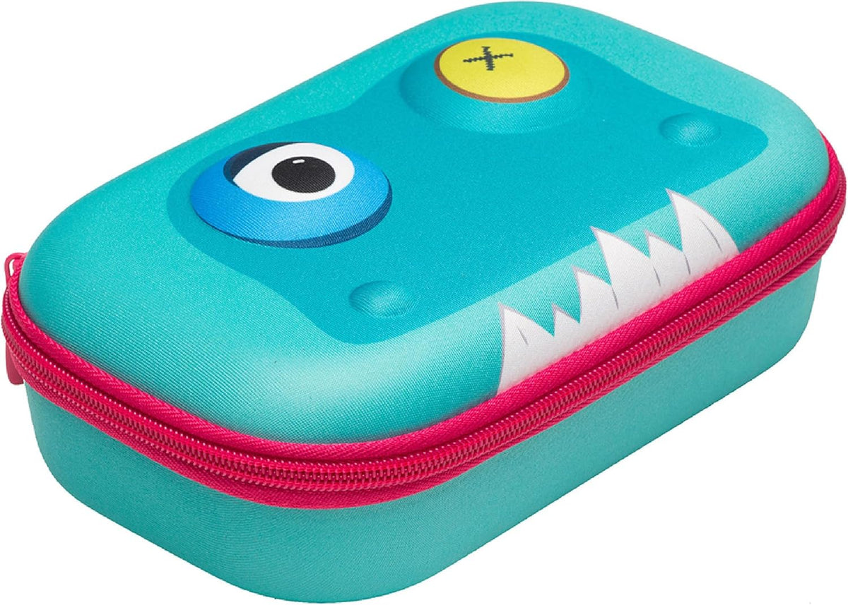 ZIPIT Beast Pencil Box for Kids | Pencil Case for School | Organizer Pencil Bag | Large Capacity Pencil Pouch (Red) - PuriLite