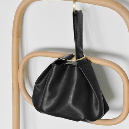 Women's Clutch Soft Vegan Leather Hobo Top Handle Bag Small Tote Purse - PuriLite
