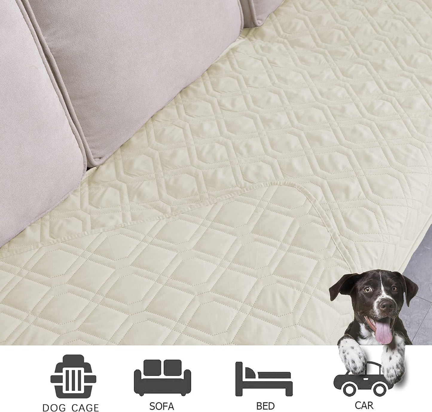 Ameritex Waterproof Dog Bed Cover Pet Blanket for Furniture Bed Couch Sofa Reversible - PuriLite