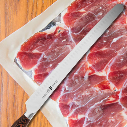 TUO Boning Knife - Razor Sharp Fillet Knife - High Carbon German Stainless Steel Kitchen Cutlery - Pakkawood Handle - Luxurious Gift Box Included - 7 inch - Fiery Phoenix Series - PuriLite