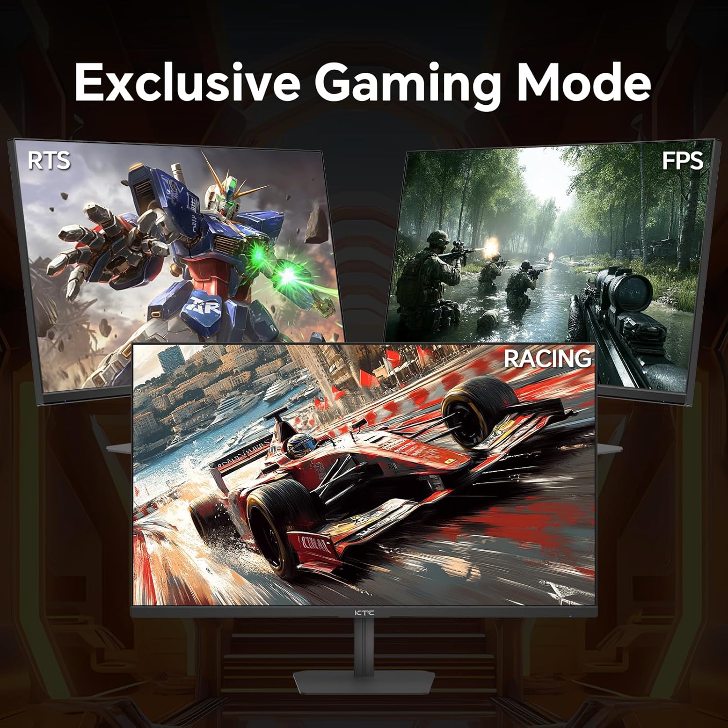 KTC 32 Inch 2K Computer Monitor, IPS 1440p Monitor with Ultra-Thin Bezels, HDR10, Freesync/G-sync, HDMI/DP Ports, Tilt Adjustable, Eyecare, Ideal for Business, Office, and Casual Gaming - PuriLite