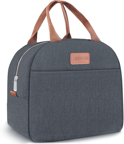 Lunch Bag for Women & Men Adult Insulated Lunch Box, Small Leakproof Cooler Food Lunch Containers Reusable High Capacity Lunch Tote Bags for Work, Travel, Outdoor - PuriLite
